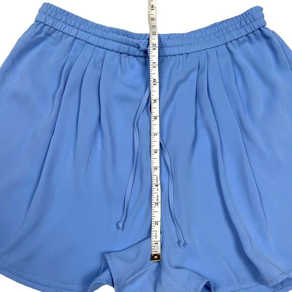 J, Crew Mercantile Shorts Easy Pull On Drawstring High-Rise Blue NEW‎ Women's M - Picture 4 of 9